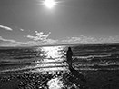Entering sacred and freezing Manasarovar Lake for holy bath at 15000ft-base of Mt. Kailash-Himalayas-108kms…