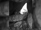 Meditating halfway up on Arunachala mountain on same rock where Ramana Maharishi used to sit and meditate…