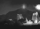 The summit of Arunachala mountain where SACRED ARUNACHALA DEEPAM can be seen and is lit on the mountain…