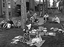 Picnic with family at Annual Music Festival at Montreux Golf Club, Reno, NV 2015