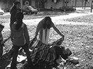 Mira Sai distributing blankets to homeless in San Jose, California 2010