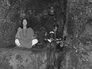 Meditating in Vashishta gufa (cave) of Sage Vashishta in the mountains of Rishikesh 2010